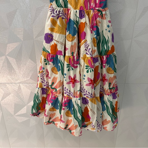 Disney Store Little Mermaid Live Action Dress Women Size Small 100% Cotton - Picture 3 of 12